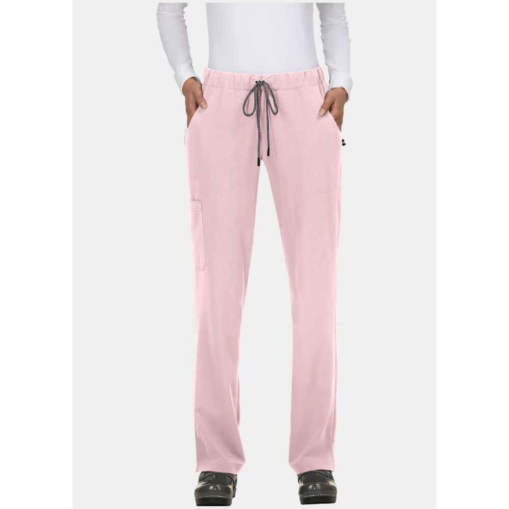 Koi Next Gen Everyday Hero Scrubs Pants in Pink Dream NWT